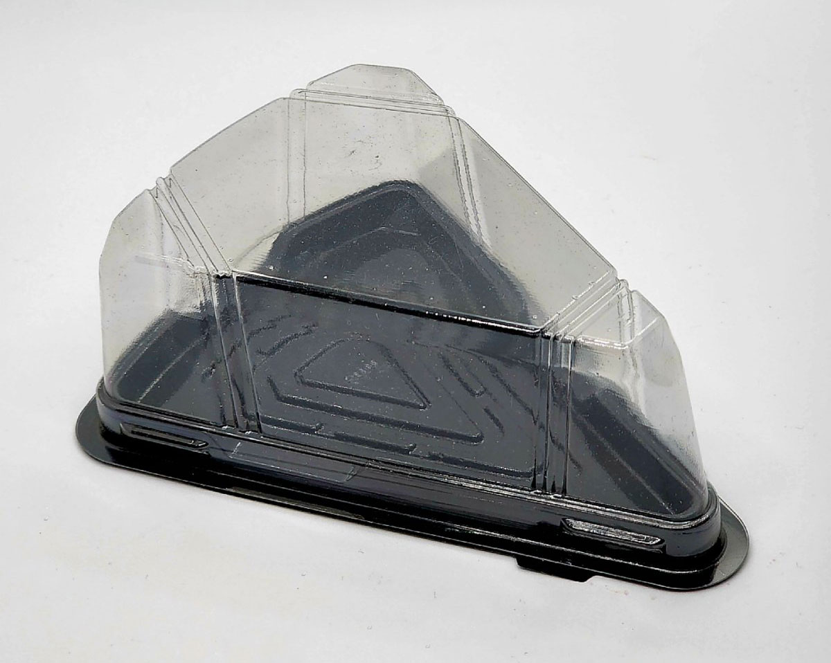 ÜÇGEN PASTA KAP&KAPAK Black