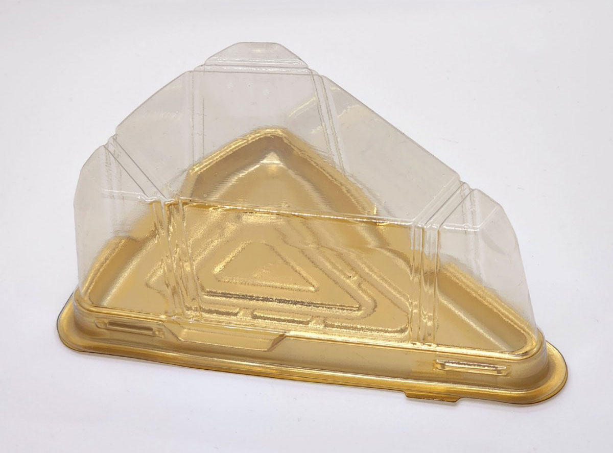 ÜÇGEN PASTA KAP&KAPAK Gold